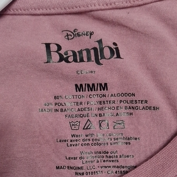 Disney Bambi Graphic Tee in Purple - Picture 4 of 4